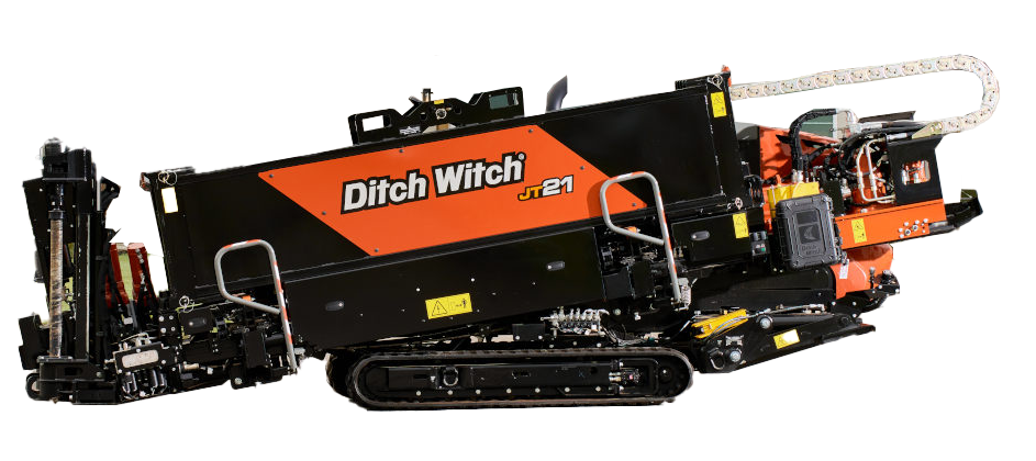 Ditch Witch JT21 horizontal directional drill for trenchless underground utility installation